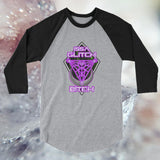 GLITCH 3/4 Sleeve Shirt (Purple)